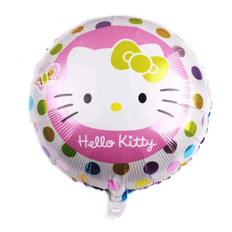 Hello Kitty Decoration Balloons Hello kitty Girl Party large Balloon Foil Balloon Latex Balloon Baby Shower Kitty Party Favors