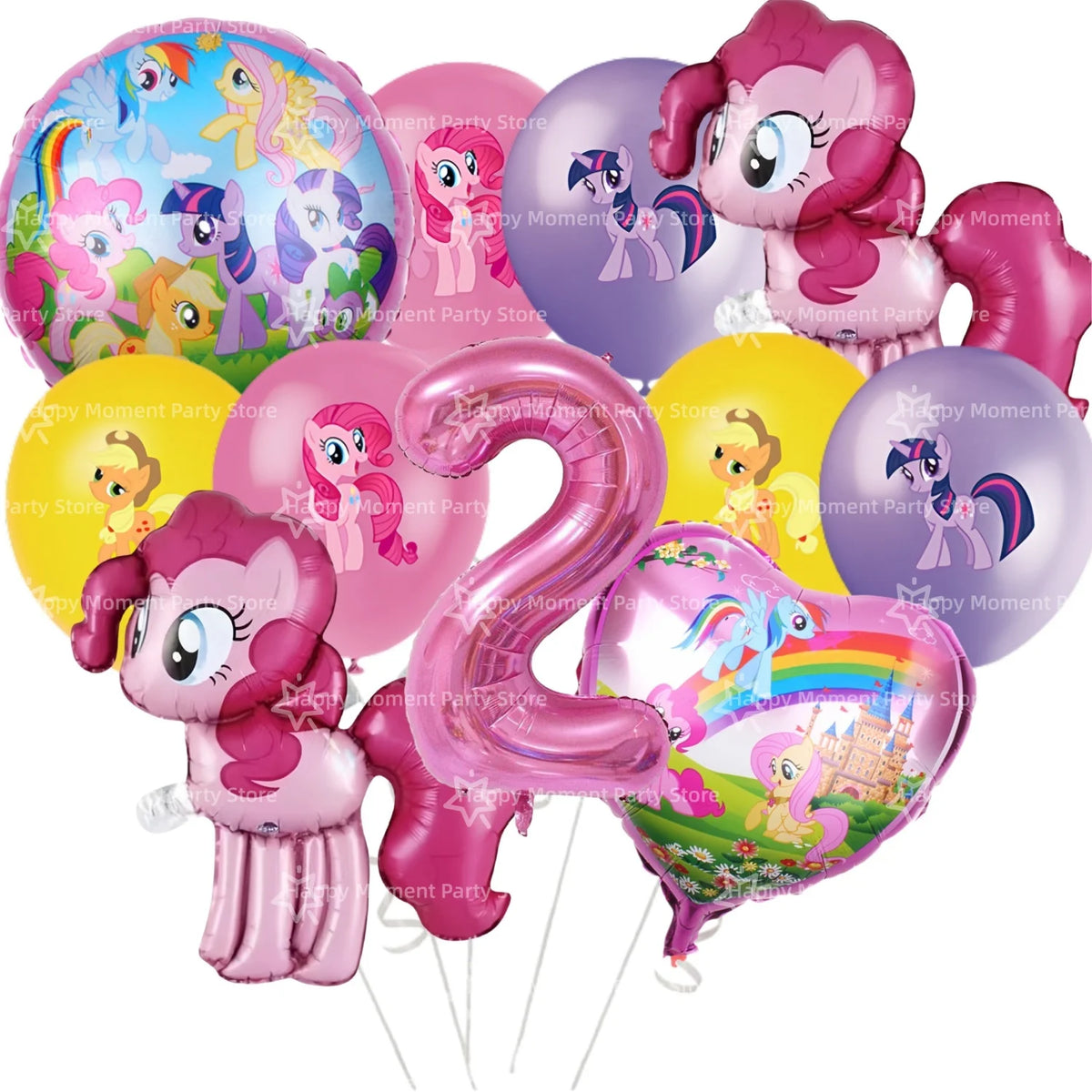 Pink Pony Birthday party Decoration set Tableware Tablecloth Plate Cup Gift Bags Napkin Baby Shower Pony Party Favors Supplies