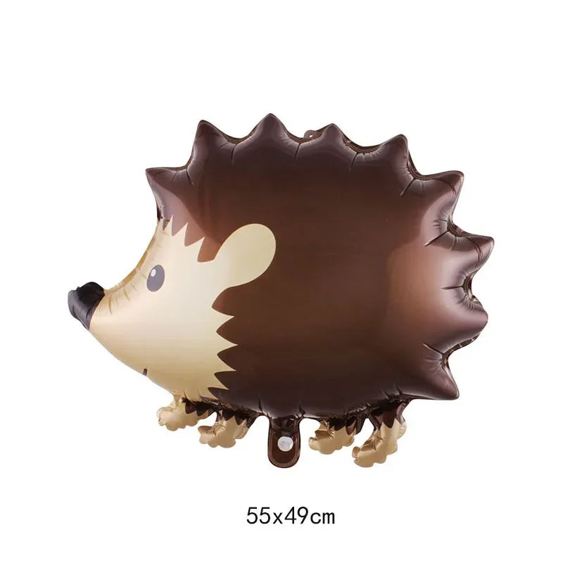 1Pcs Cartoon Animals Foil Ballons for Kids Jungle Safari Birthday Party Decor Tiger Monkey Giraffe Zoo Helium Balloon Supplies