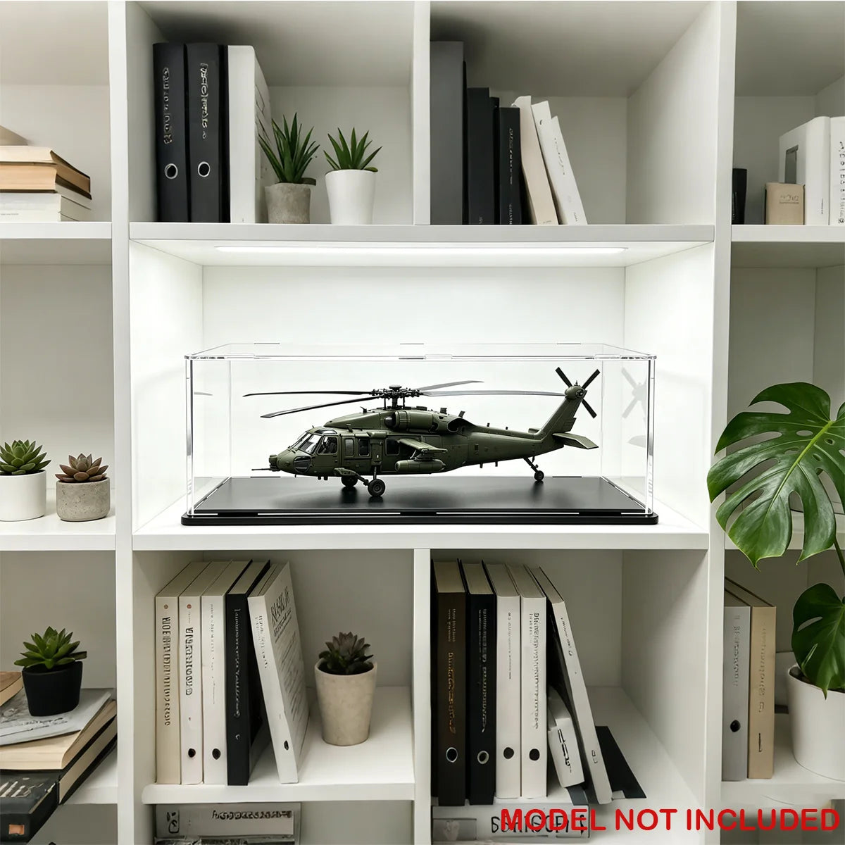 1:14 Acrylic Display Case, Tool-Free, Easy Disassembly, Showcase for Lego Race Car Models & Figures