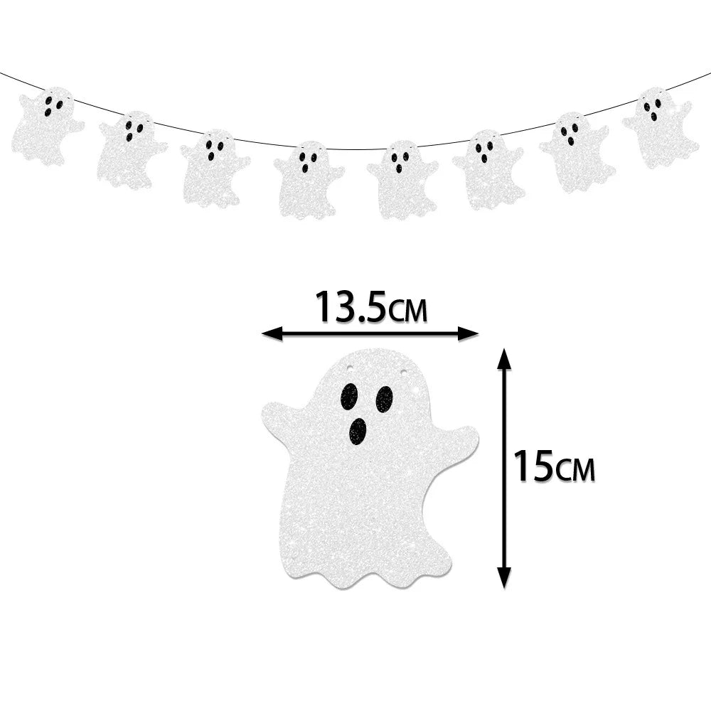 Halloween Party Decor Standing Ghost Balloon Standing pumpkin Balloon Horror Party Decoration Halloween Decors Home Supplies
