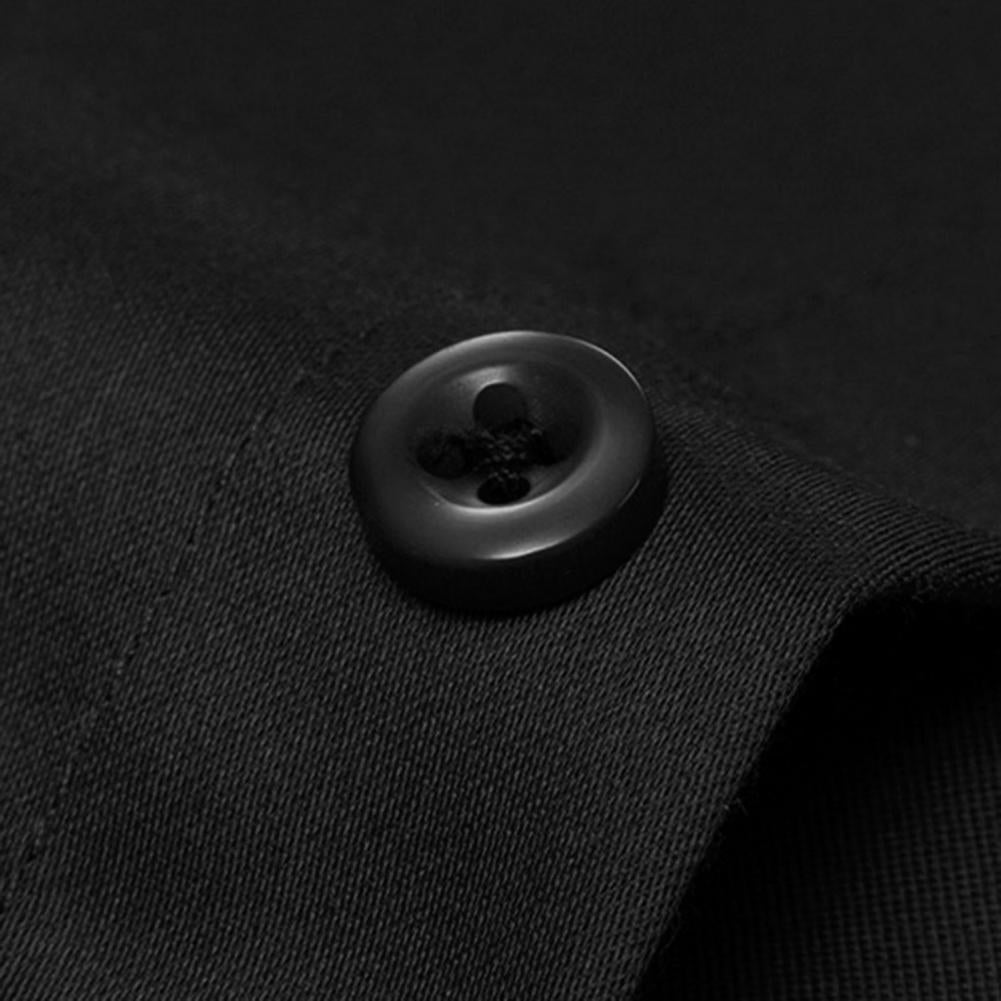 Men's White Shirt Long Sleeve Non iron Business Dress Slim Fit Korean Version Professional Work White Casual Men's Suit Shirt