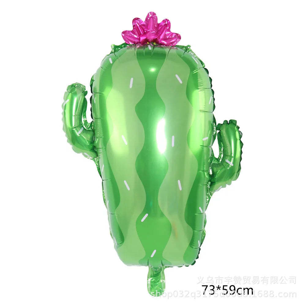 TACO Pancake Balloon Food Festival Party Avocado Pinata Cactus Mexican Aluminum Balloons