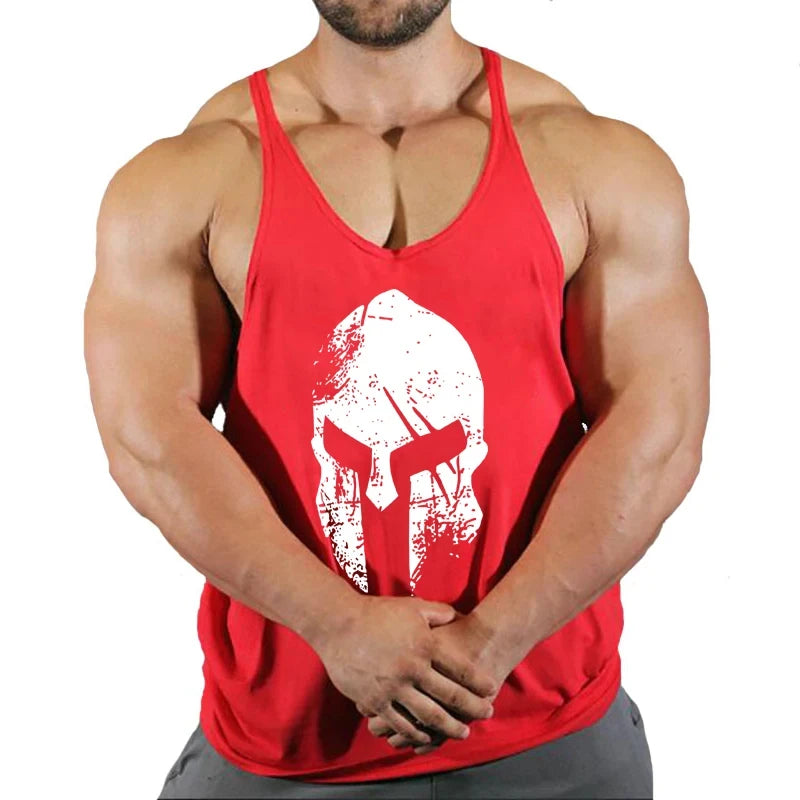 Gym T-shirts Muscle Men's Clothes Workout Fitness Shirt Singlets Tank Top Vest Man Sportswear Muscular Bodybuilding Stringer