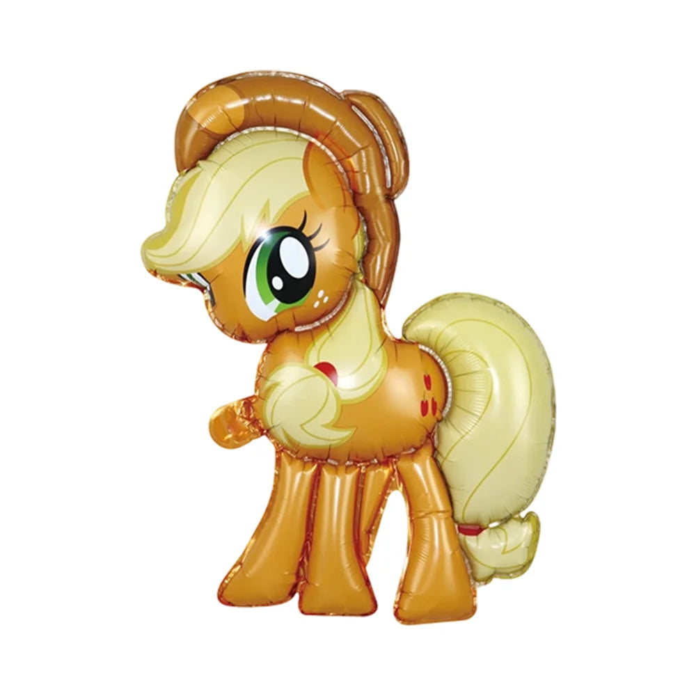 Cartoon Animal Aluminium Foil Balloon My Little Pony Theme Inflatable balloons for Kid Birthday Party Background Decor Supplies