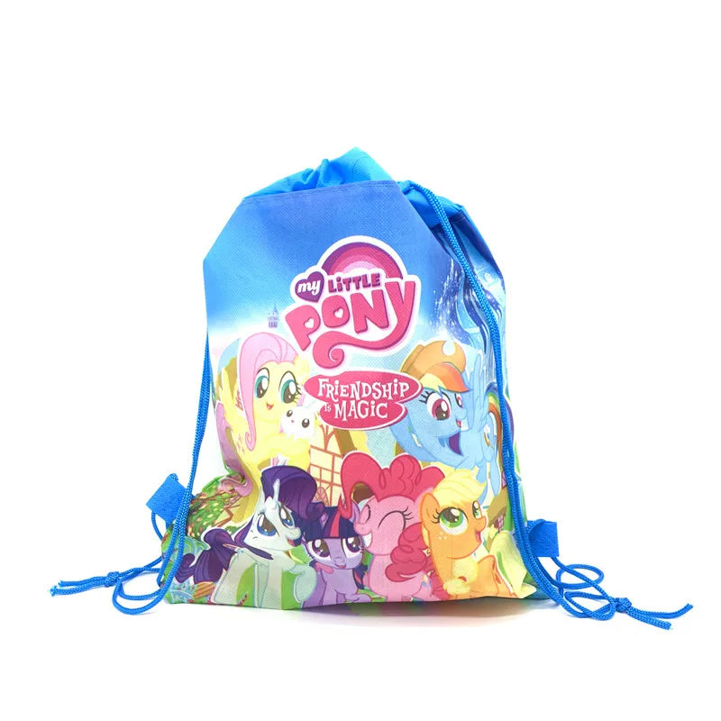 Pink Pony Birthday party Decoration set Tableware Tablecloth Plate Cup Gift Bags Napkin Baby Shower Pony Party Favors Supplies