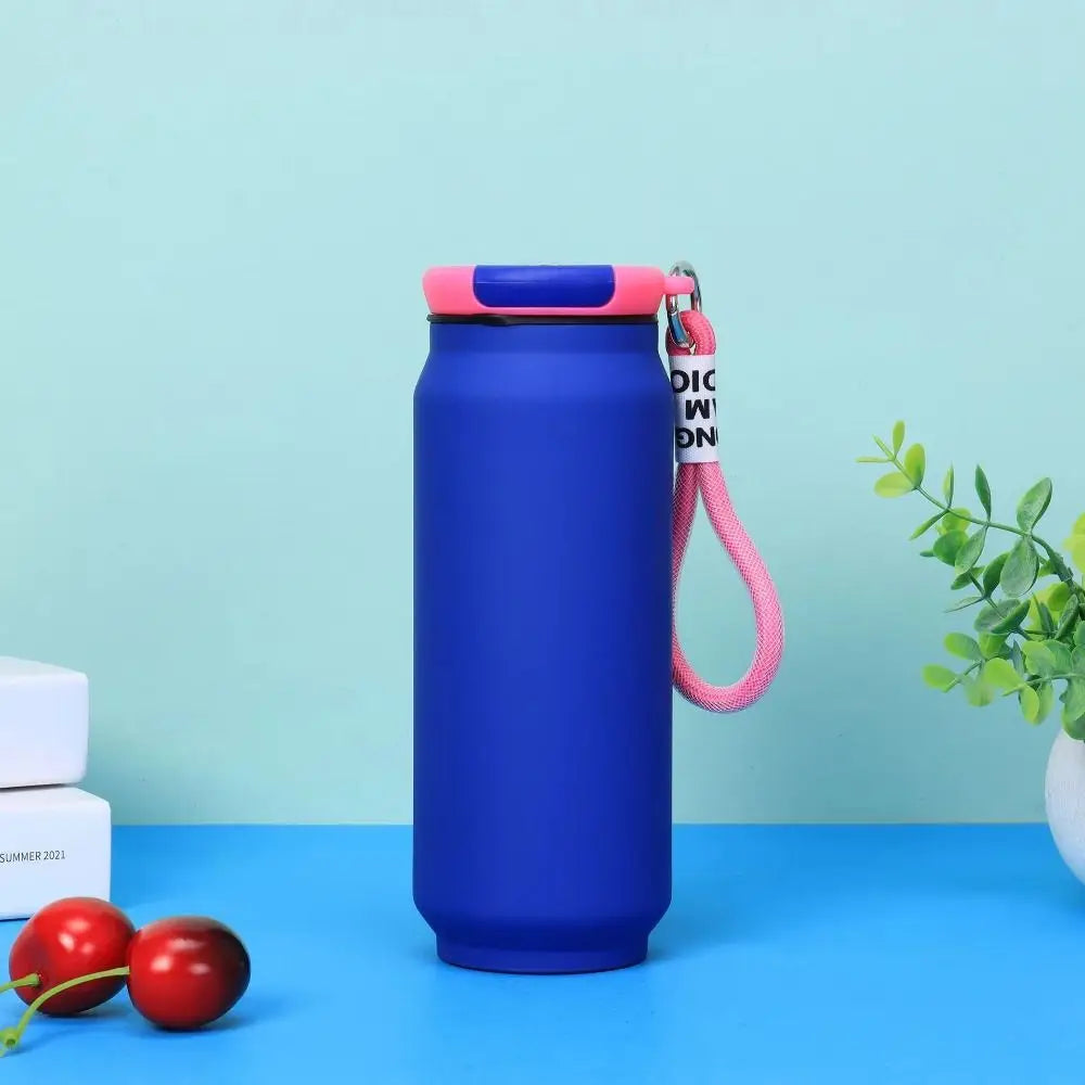 500ML Thermal Water Bottle Wide Mouth Large Capacity Insulated Water Bottle Handheld Leak Proof Vacuum Flask Outdoor Activities