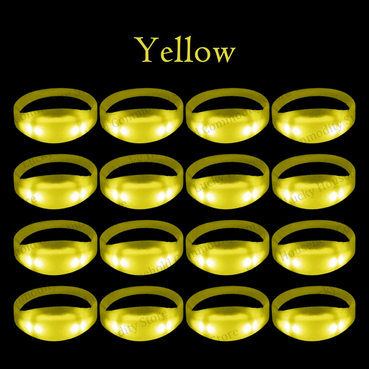 20-100PCS Music&Sound Activated Light up Bracelets Glow Bracelets Rhythmic Led Bracelet Luminous Bracelet Wedding Accessories