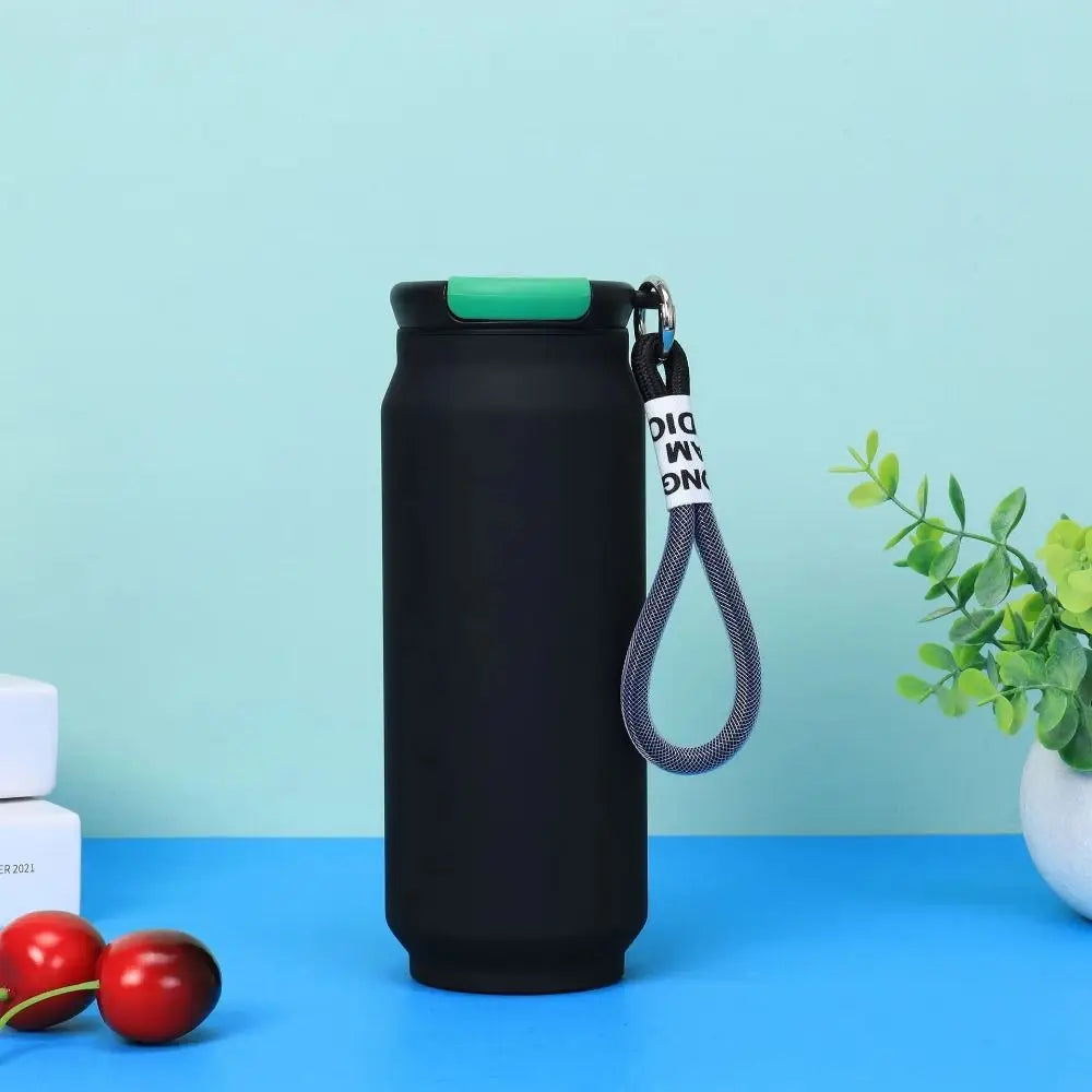 500ML Thermal Water Bottle Wide Mouth Large Capacity Insulated Water Bottle Handheld Leak Proof Vacuum Flask Outdoor Activities