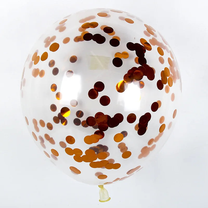 10/20/50 Pcs Colorful Confetti Balloons 12 Inch Transparent Sequin Balloons Wedding Birthday Balloons Festival Decoration Ballon