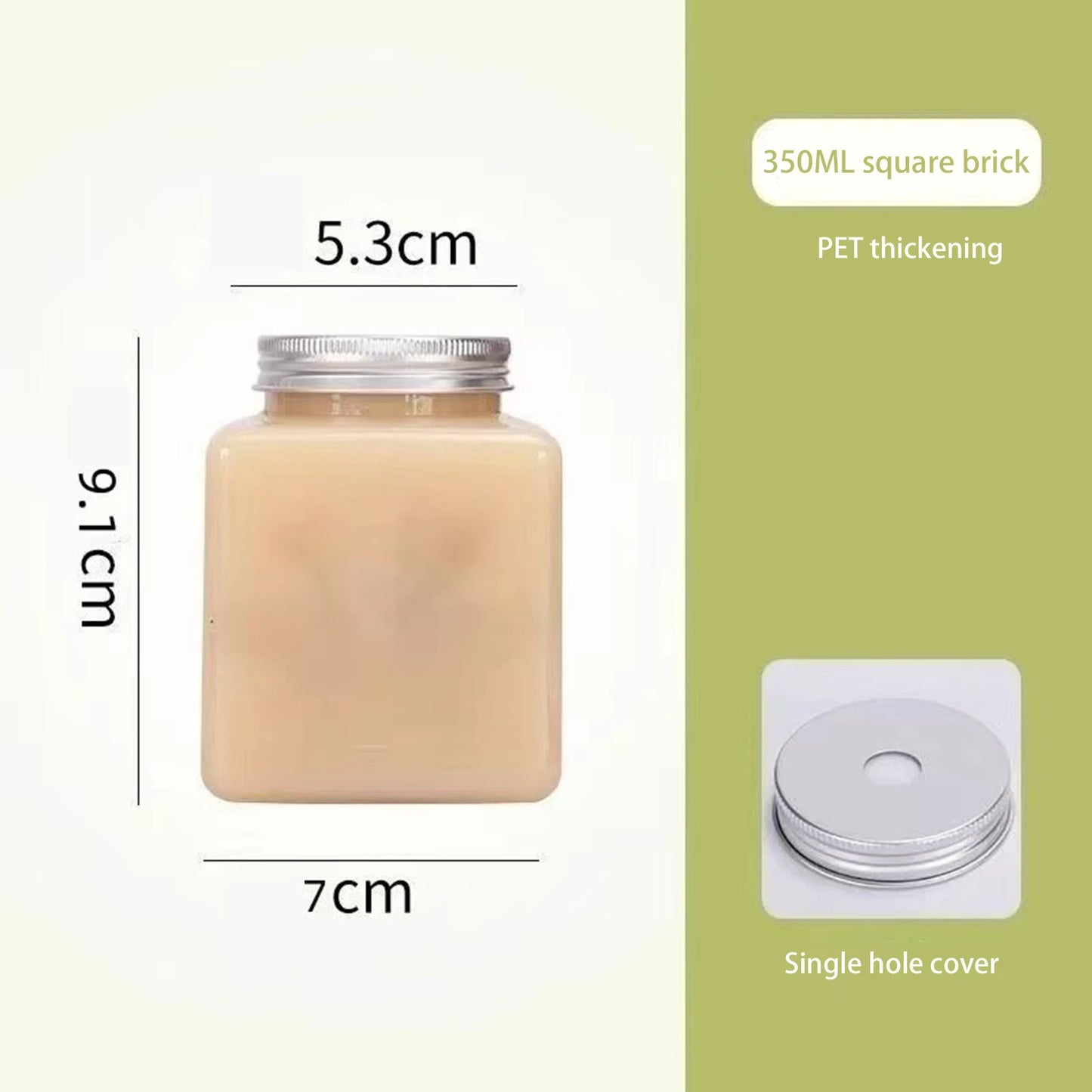 Portable Clear Plastic Bottle for Beverages; Perfect for Milk Tea, Coffee, and Juicing Water Cups