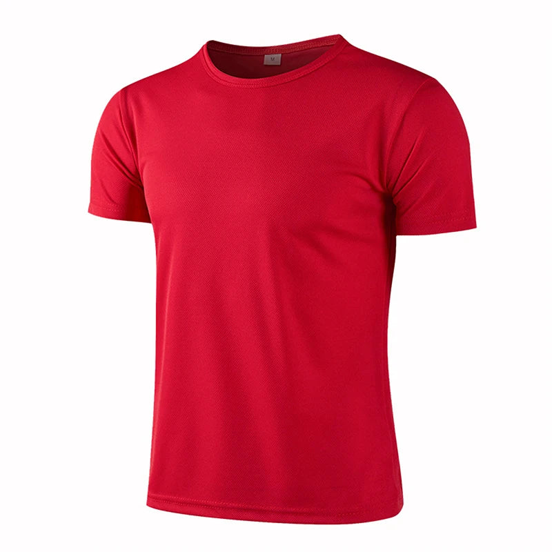 2025 Running Shirts Soccer Shirts Men's Jersey Sportswear Mens Jogging T-Shirts Quick Dry Compression Sport T-Shirt Fitness Gym