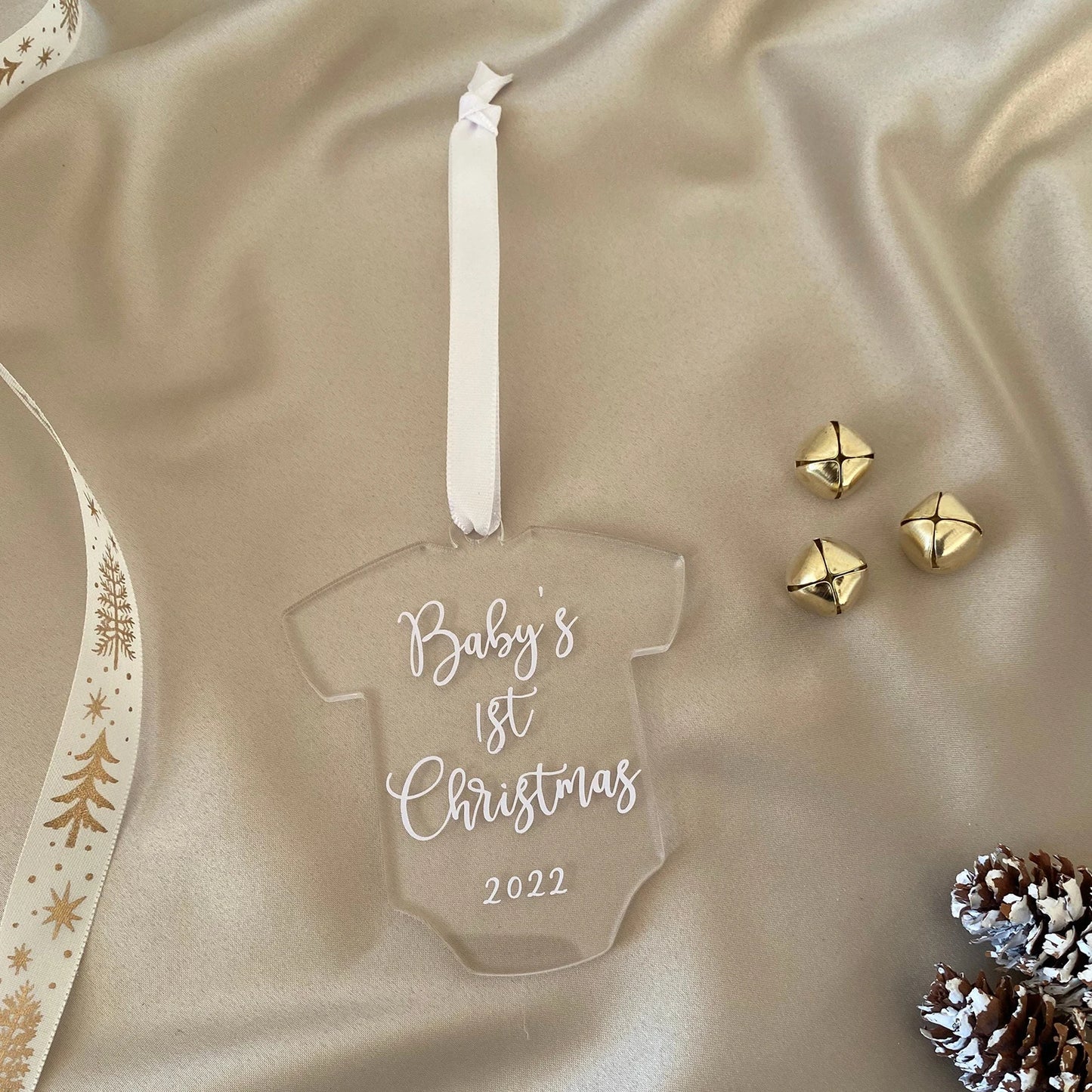 Blank T-shirt Shape Acrylic Luggage Tag Gift Tag Wedding Place CardBaby’s First Christmas Ornament,Stocking Stuffer,Stocking Tag