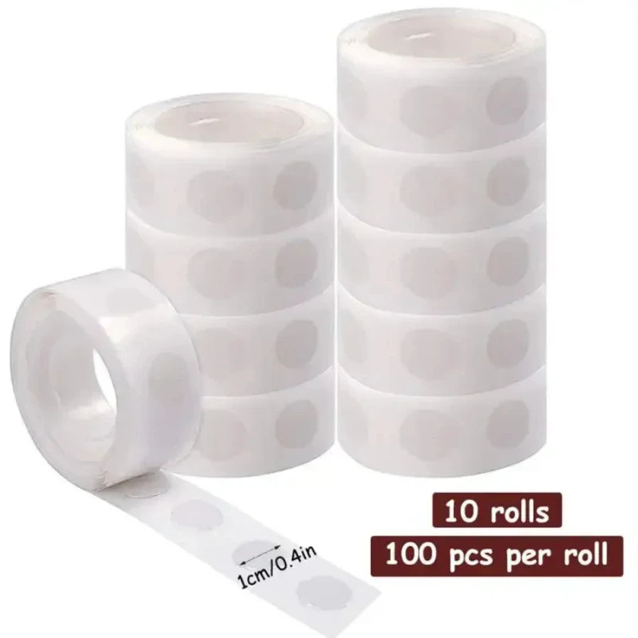 Balloon Glue Dot Adhesive Point Tape Double Sided Clear Sticky Glue Sticker Balloons Stand Arch attach balloon to ceiling or wal