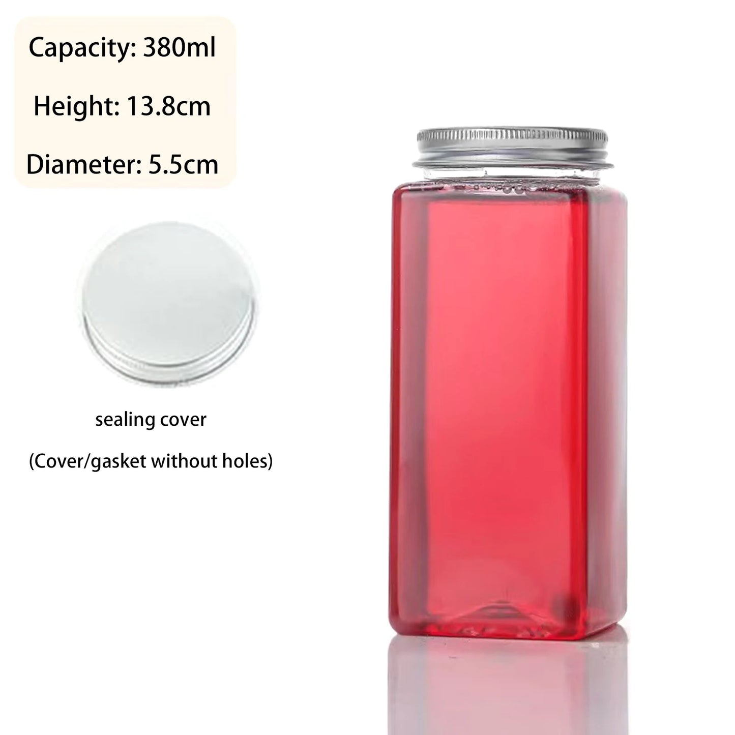 Portable Clear Plastic Bottle for Beverages; Perfect for Milk Tea, Coffee, and Juicing Water Cups