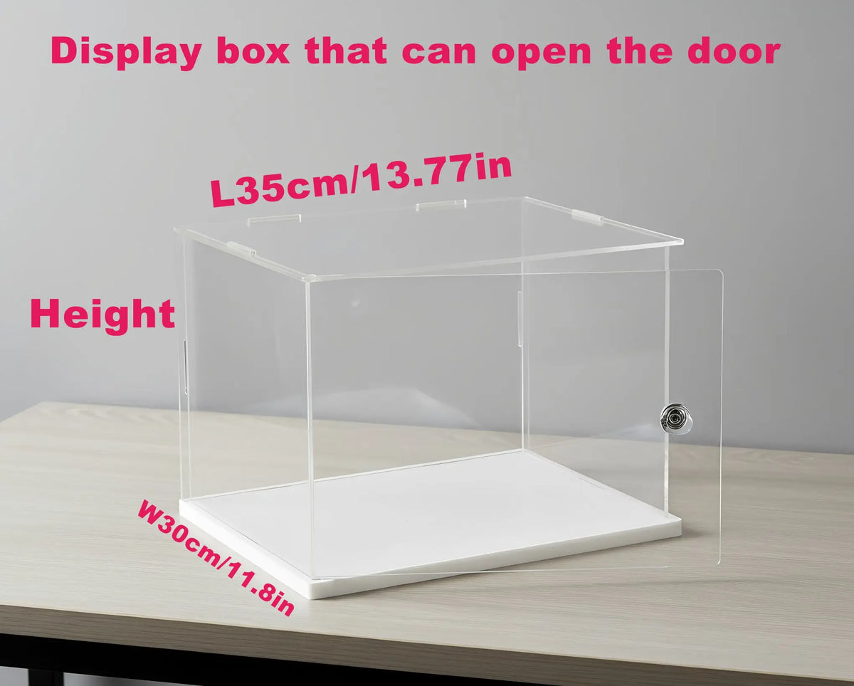Acrylic Display Case 200 Sizes Available Can Be Opened With Handle, Which Is Beautiful, Dustproof, and Convenient for Storage