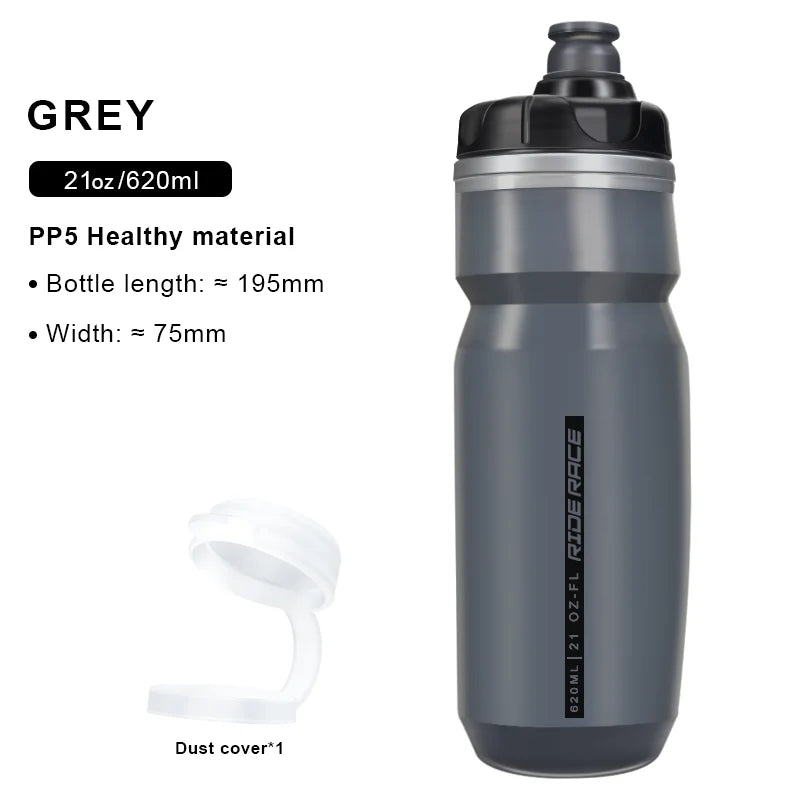 RIDERACE Bicycle Water Bottle Insulated Thermal Outdoor Sport Cycling Dual Layer Portable 620ml MTB Road Bike Cold Water Kettle