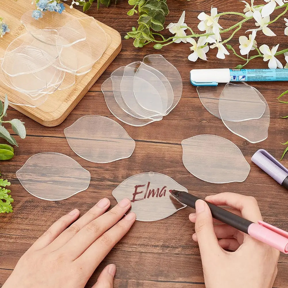 Blanks Clear Acrylic Place Card for Wedding Lemon Guest Name Signs Decor Acrylic Name Place Card for Table Setting Dinner Party