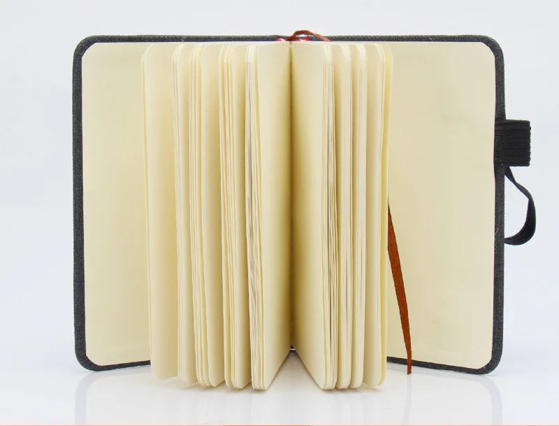 New A7 Mini Notebook Portable Pocket Blank Page Notepad Memo Diary Planner Agenda Note Book Office School Stationery Wholesale