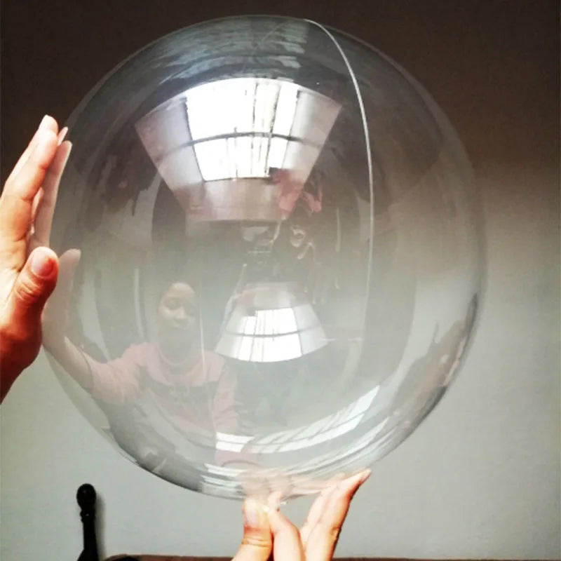 10/20/30/50pcs 10/12/16/18/20/24/36inch Transparent Bobo Balloon Clear Bubble Birthday Party Wedding Baby Shower Decor Supplies
