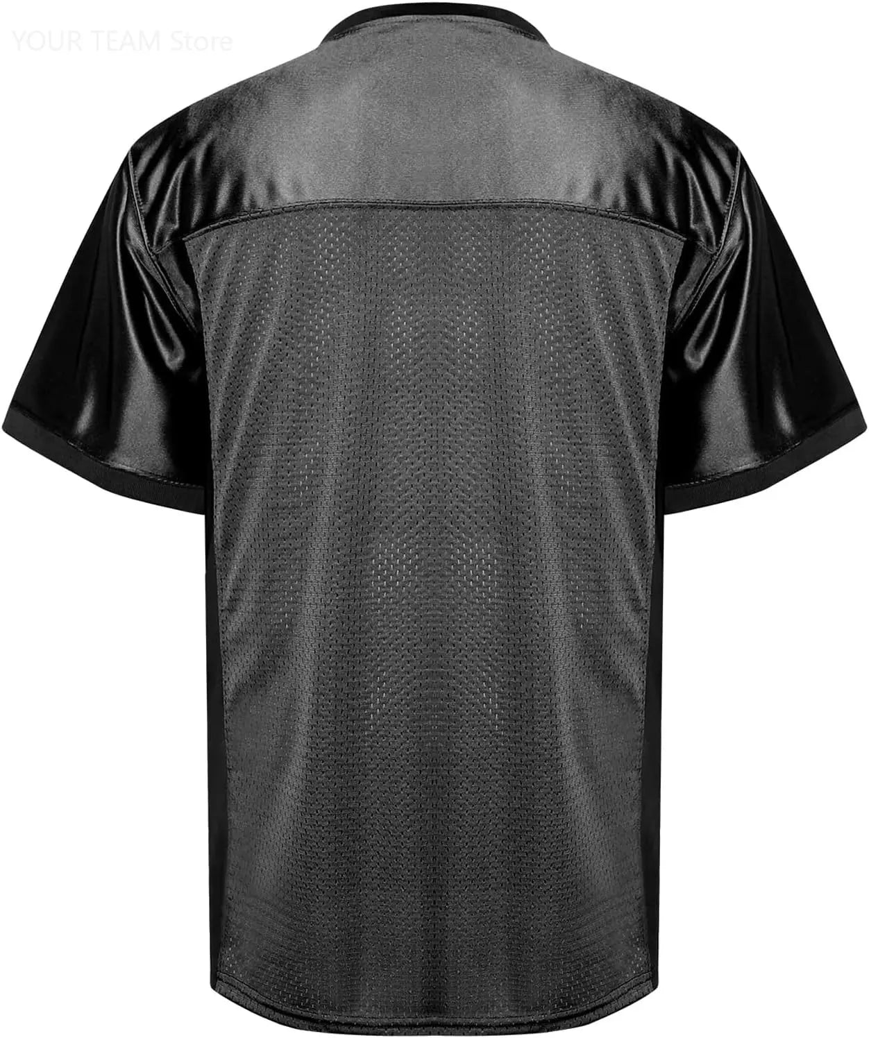 Blank Football Jersey - Sports Performance T-Shirt  Hip Hop Basketball Soccer Party Wear, Sublimation Ready Team Uniform