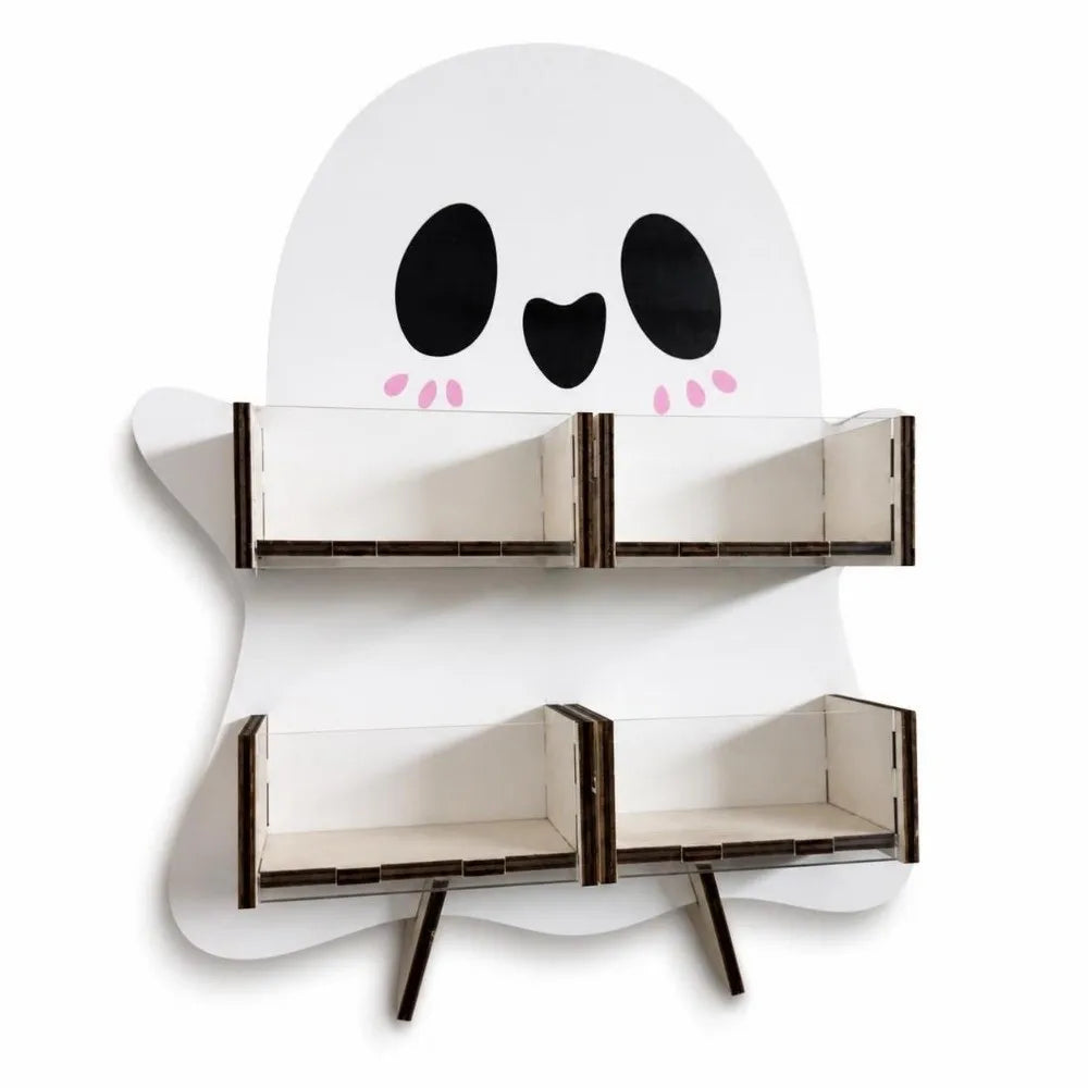 4/6Grids Candy Display Stand Wood Desktop Rack Candy Bar Stand Holder Easy Install Detachable Dessert Snack Display Box