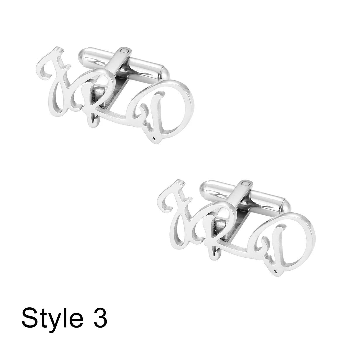 Gemelos Personalizados Boda Letter Name Cufflinks For MenCustom Initials Cuff Buttons Wedding Gifts LOGO Shirt Man Jewelry Cuffs