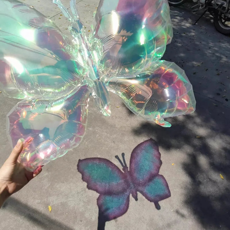 Large Butterfly Aluminum Foil Balloons Butterfly Helium Air Globos Baby Showers Kids Toy Photo Props Birthday Party Decorations