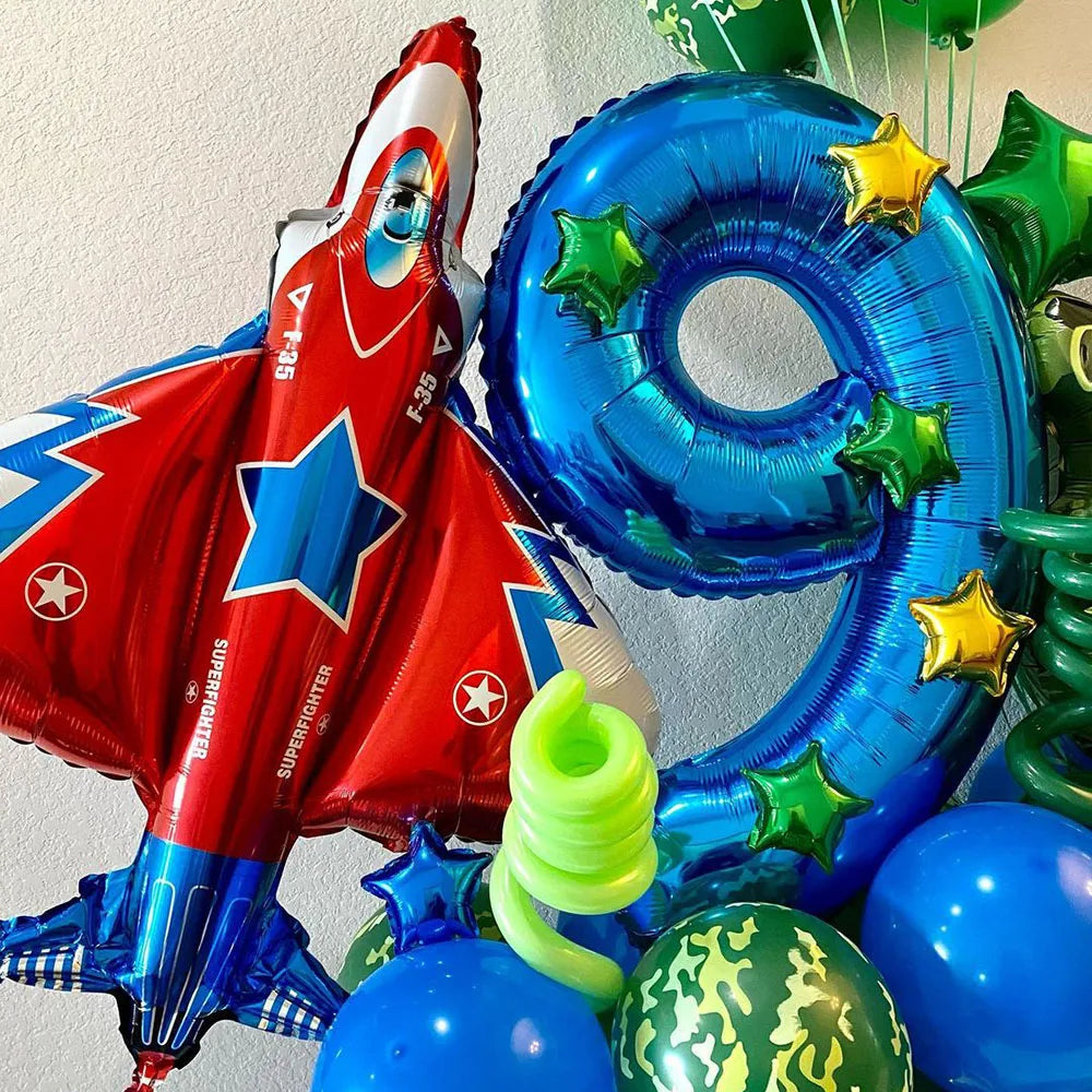 1pcs Giant Tank Balloons Foil Camo Helium Ballons Military Birthday Party Favor Army Theme Parti Decorations Boy Inflatable Toy