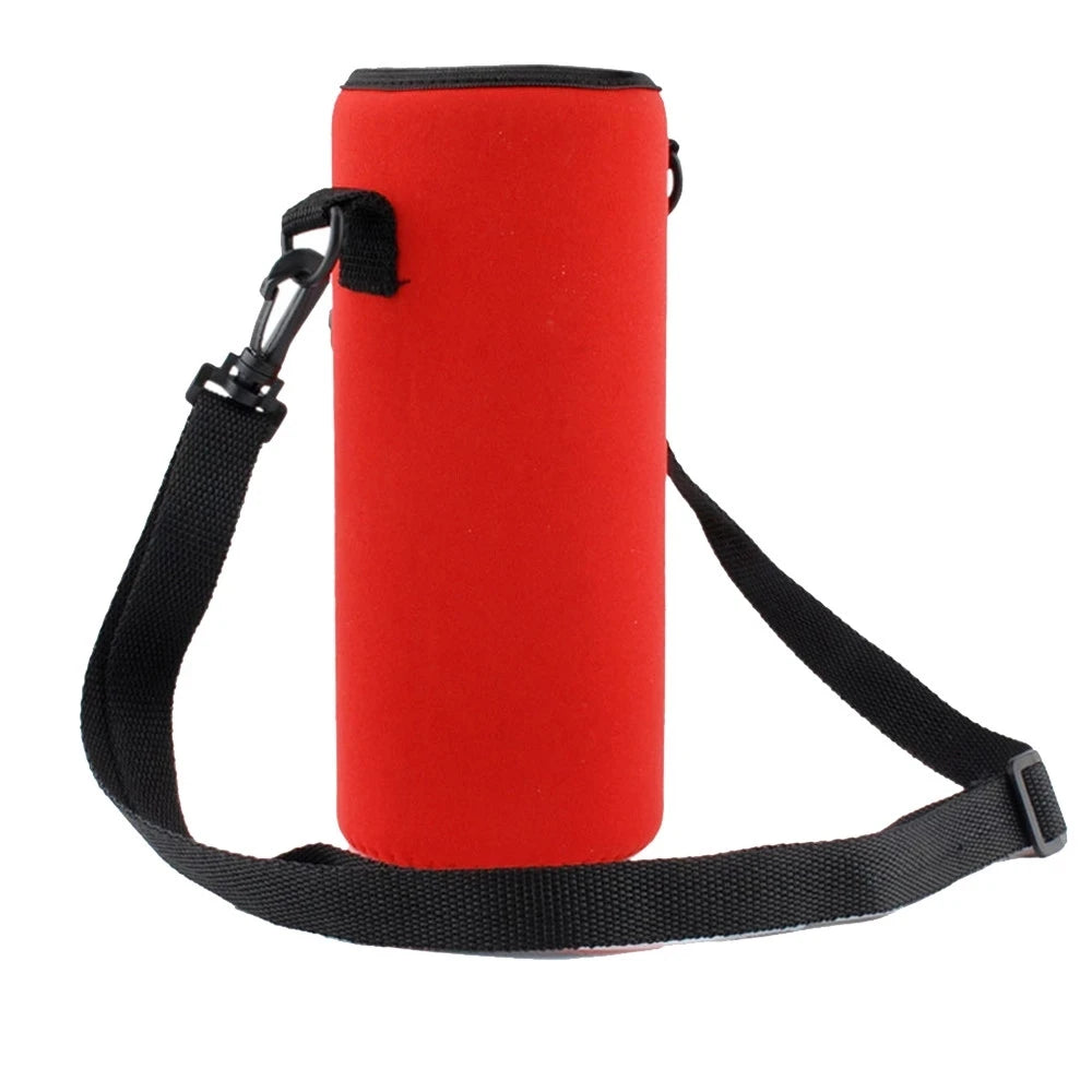 1000ml Water Bottle Carrier Insulated Cover Bag Holder Strap Pouch Outdoor Outdoor Sports Camping Hiking Water Bottle Thermos