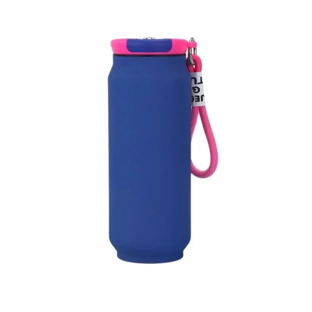 500ML Thermal Water Bottle Wide Mouth Large Capacity Insulated Water Bottle Handheld Leak Proof Vacuum Flask Outdoor Activities