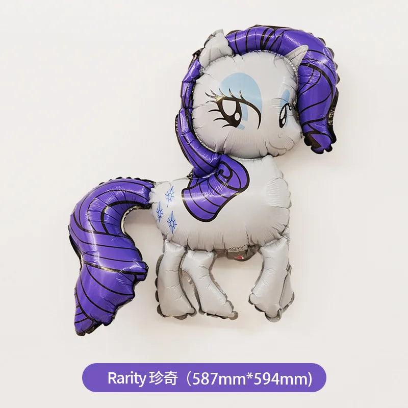 My Little Ponys Theme Balloon Set Baby Shower Party Ballons Cartoon Anime Balloons Decoration Photographic Prop Birthday Gift