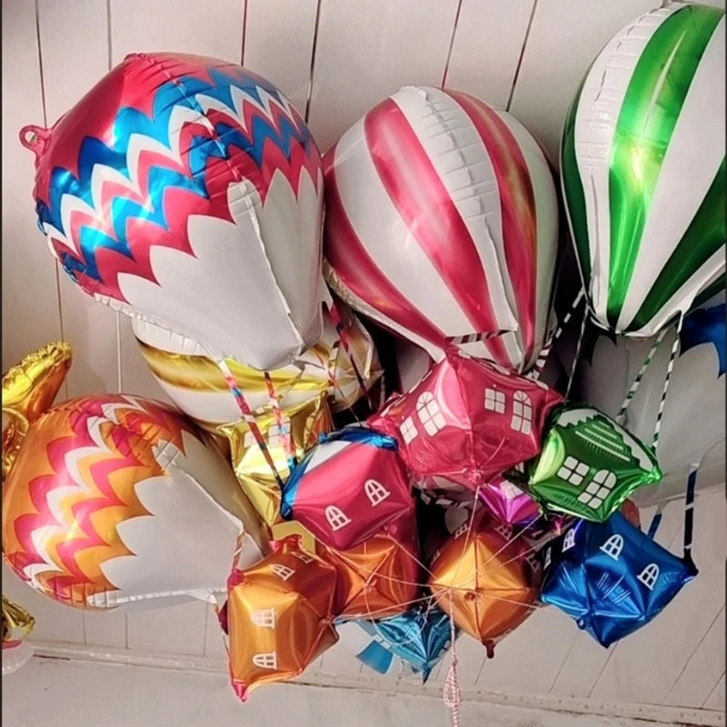 Cartoon 4D Aluminum Balloons Gold Silver Chrome Animal Ballon Children's Day Decorations Birthday Party Supplies Kids Toy Globos