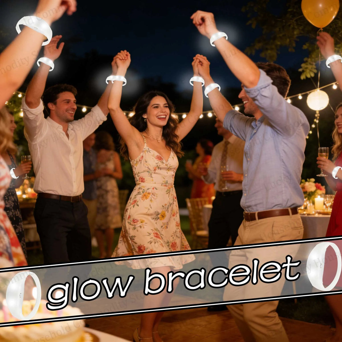 20-100PCS Music&Sound Activated Light up Bracelets Glow Bracelets Rhythmic Led Bracelet Luminous Bracelet Wedding Accessories