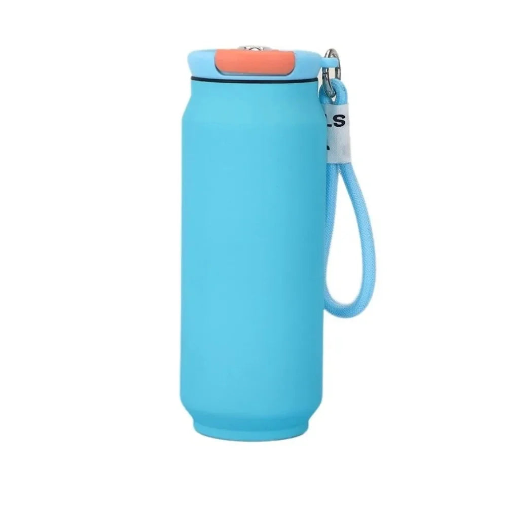 500ML Thermal Water Bottle Wide Mouth Large Capacity Insulated Water Bottle Handheld Leak Proof Vacuum Flask Outdoor Activities