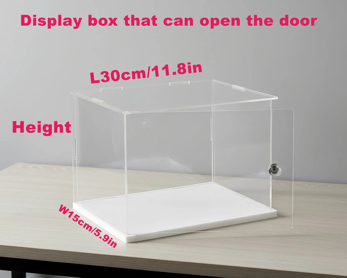 Acrylic Display Case 200 Sizes Available Can Be Opened With Handle, Which Is Beautiful, Dustproof, and Convenient for Storage