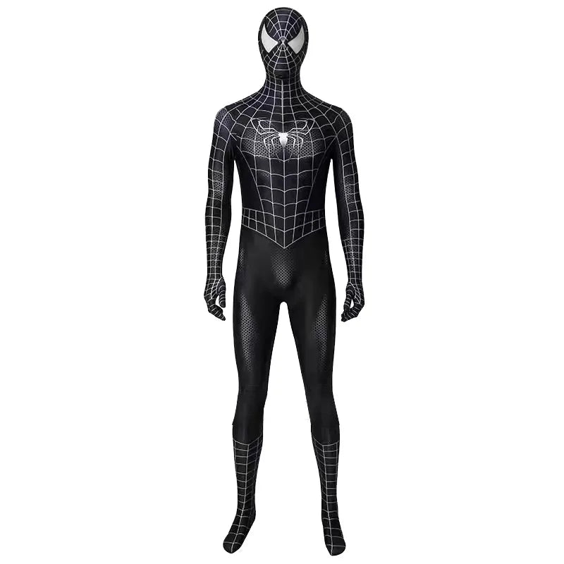 Superhero Cosplay Jumpsuit Tight Stretch Bodysuit Halloween Party Costume Role‑Play Fancy Dress For Men Adults Carnival Event