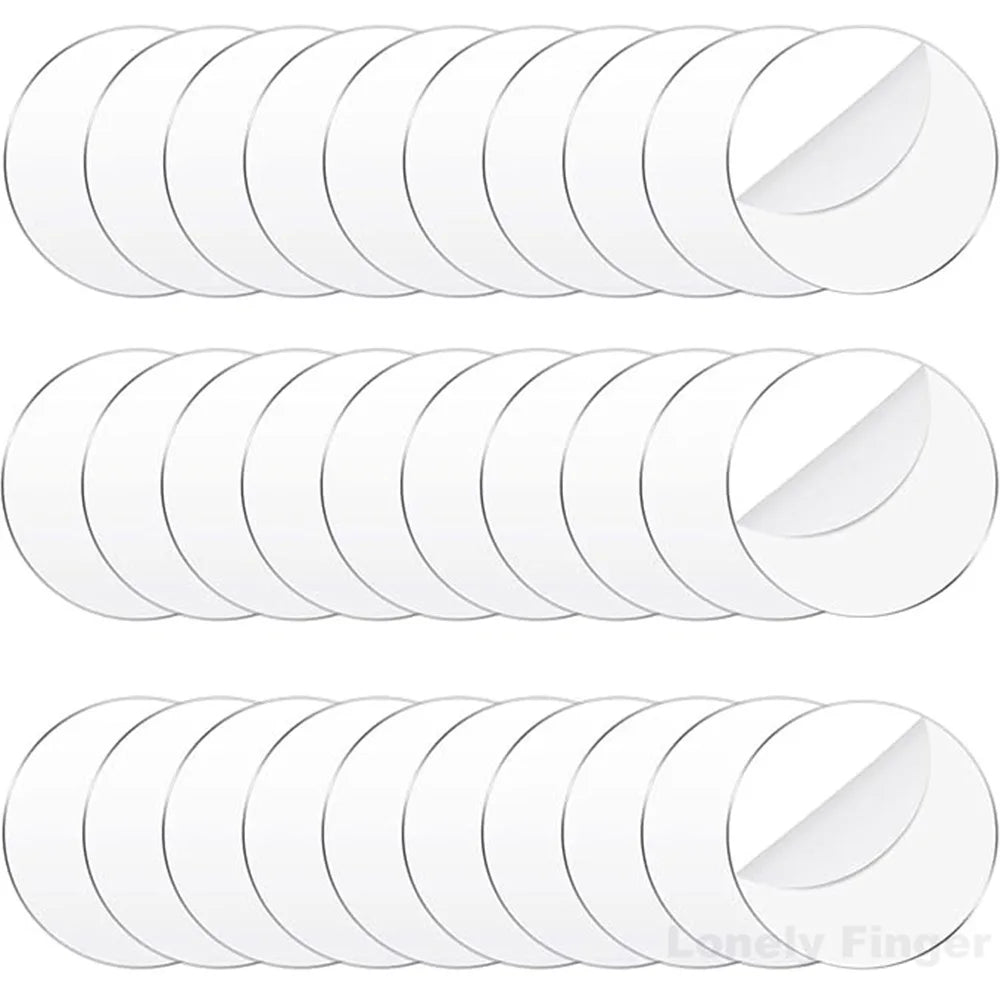 6 Inch Acrylic Circle Blanks Clear Disc Round Transparent Coasters Ornament Blanks for Crafts Christmas 12pcs/20pcs/30pcs