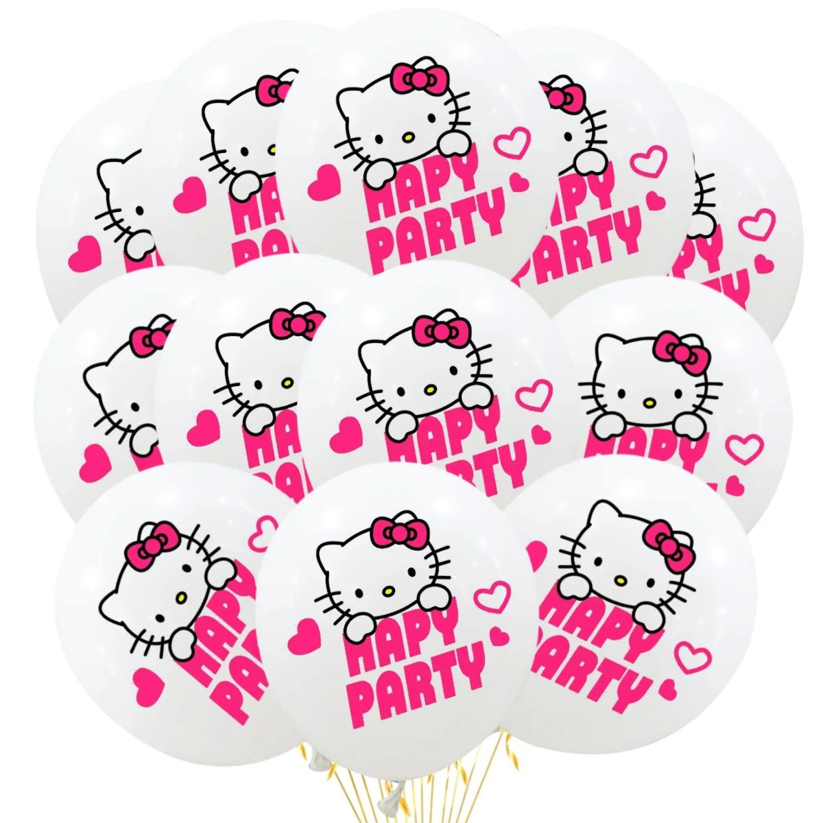 Hello Kitty Decoration Balloons Hello kitty Girl Party large Balloon Foil Balloon Latex Balloon Baby Shower Kitty Party Favors