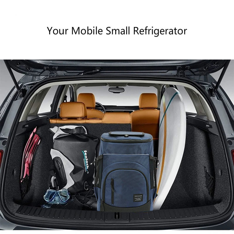Refrigerator Bags Soft Insulated Cooler Backpack Thermal Isothermal Fridge Travel Outdoor Beach Ice Beer Backpack 30L insulated