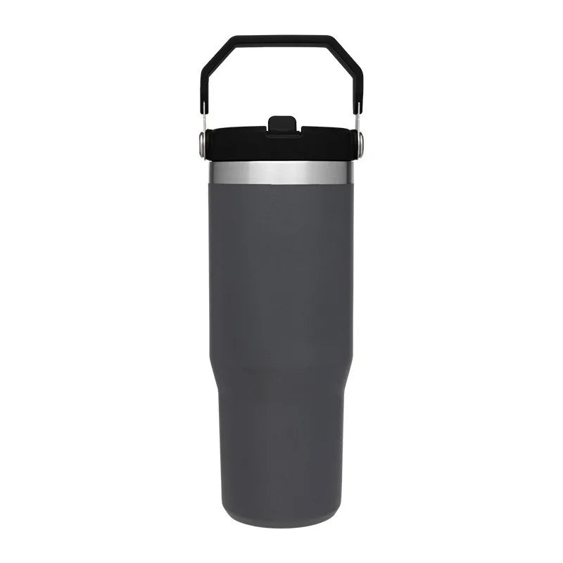 Stainless Steel Thermal Water Bottle Keeps Cold and Heat Thermal Mug Portable Tumbler Vacuum Flask Car Insulated Cup