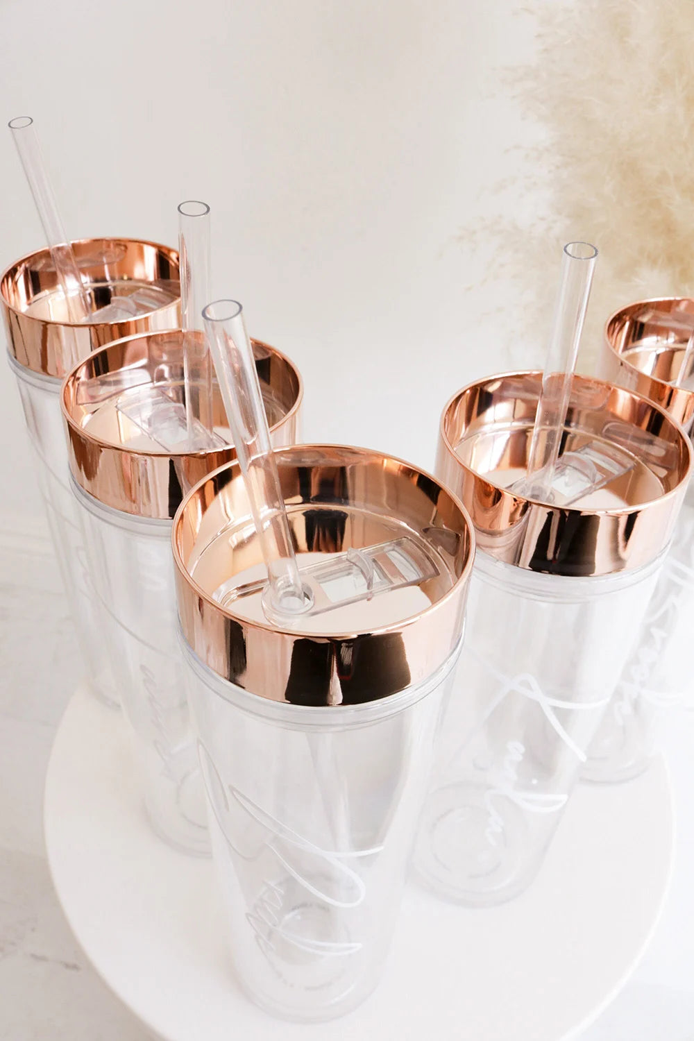Personalized Bachelorette Party Tumblers With Straw 16oz Acrylic Rubber Tumbler Bridal Party Water Bottles Bridesmaid Gifts
