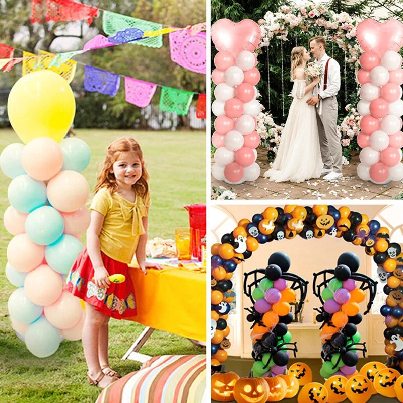 Balloon Column Stand Kit,Adjustable Balloon Column Kit, Metal Telescopic Pillar Balloon Stand, Birthday Party, Graduation, Weddi