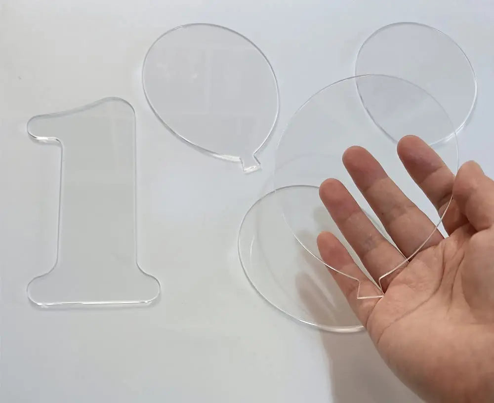 Balloon Acrylic Milestone Blanks,DIY Milestone Balloons Cards for Baby Photo Props,Baby Shower,Baby Gift Keepsake,Wedding Decor