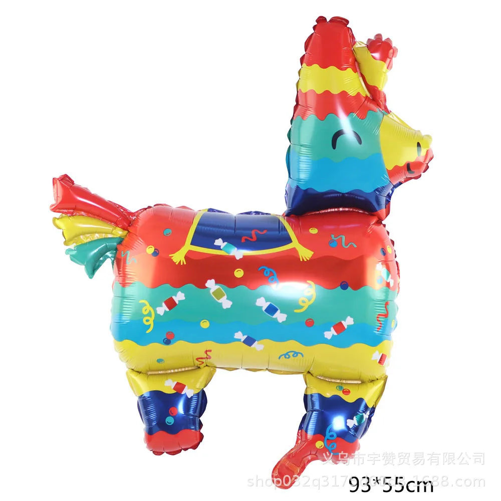 TACO Pancake Balloon Food Festival Party Avocado Pinata Cactus Mexican Aluminum Balloons