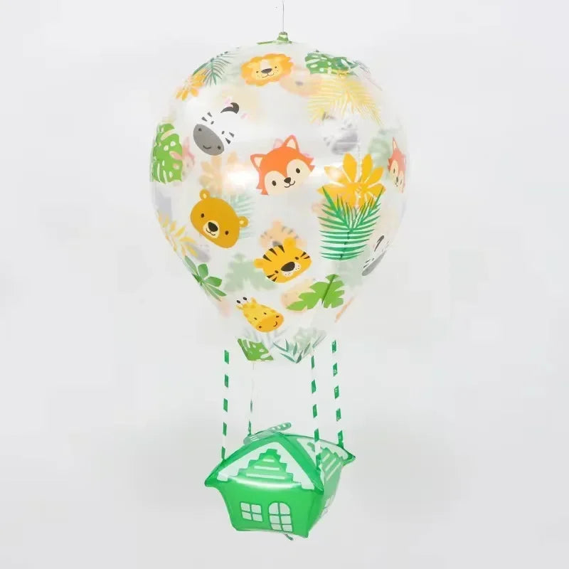 Cartoon 4D Aluminum Balloons Gold Silver Chrome Animal Ballon Children's Day Decorations Birthday Party Supplies Kids Toy Globos