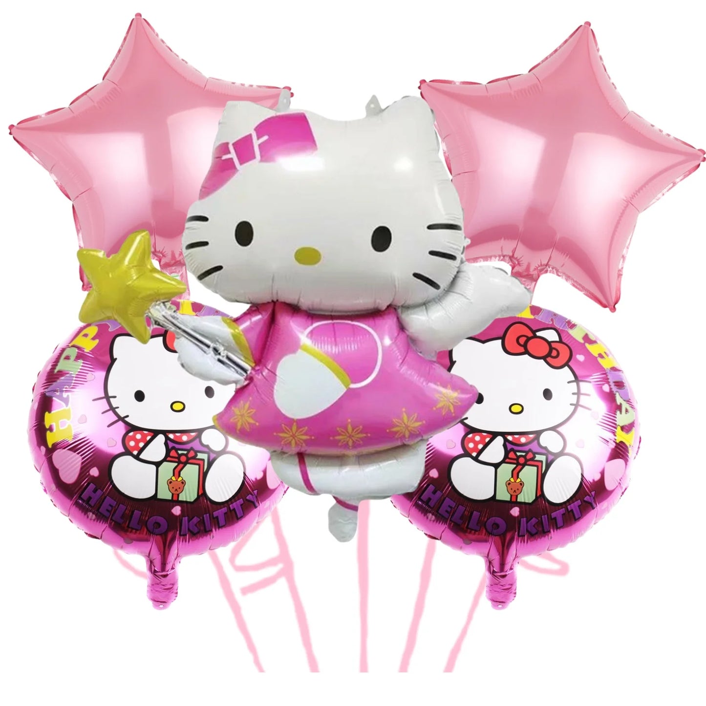 Hello Kitty Decoration Balloons Hello kitty Girl Party large Balloon Foil Balloon Latex Balloon Baby Shower Kitty Party Favors