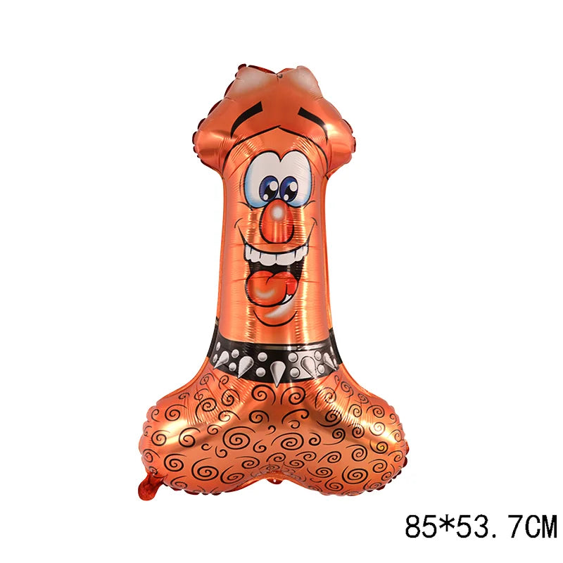 Huge Penis Shape Foil Balloon Bachelorette Party Decoration Bride To Be Globos Wedding Hen Night Adult Party Ballon Supplies