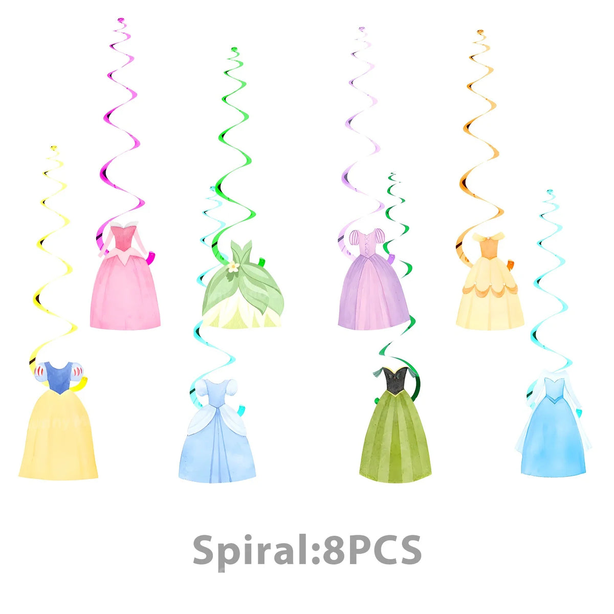 Princess Birthday Party Decorations Kit Paper Cup Plate Napkin Tablecloth  Banner Pink Party Supplies Disposable Dinnerware Set