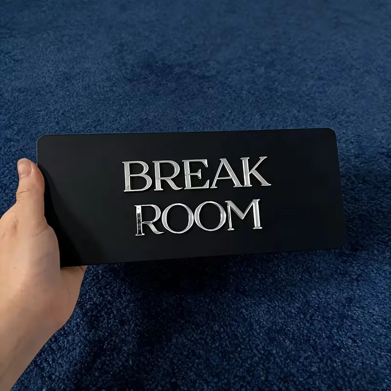 Custom Signs for Small Businesses, Acrylic Door Plates, 3D Laser Cut Door Plates, Signs for Beauty and Hair Salons, Personalized